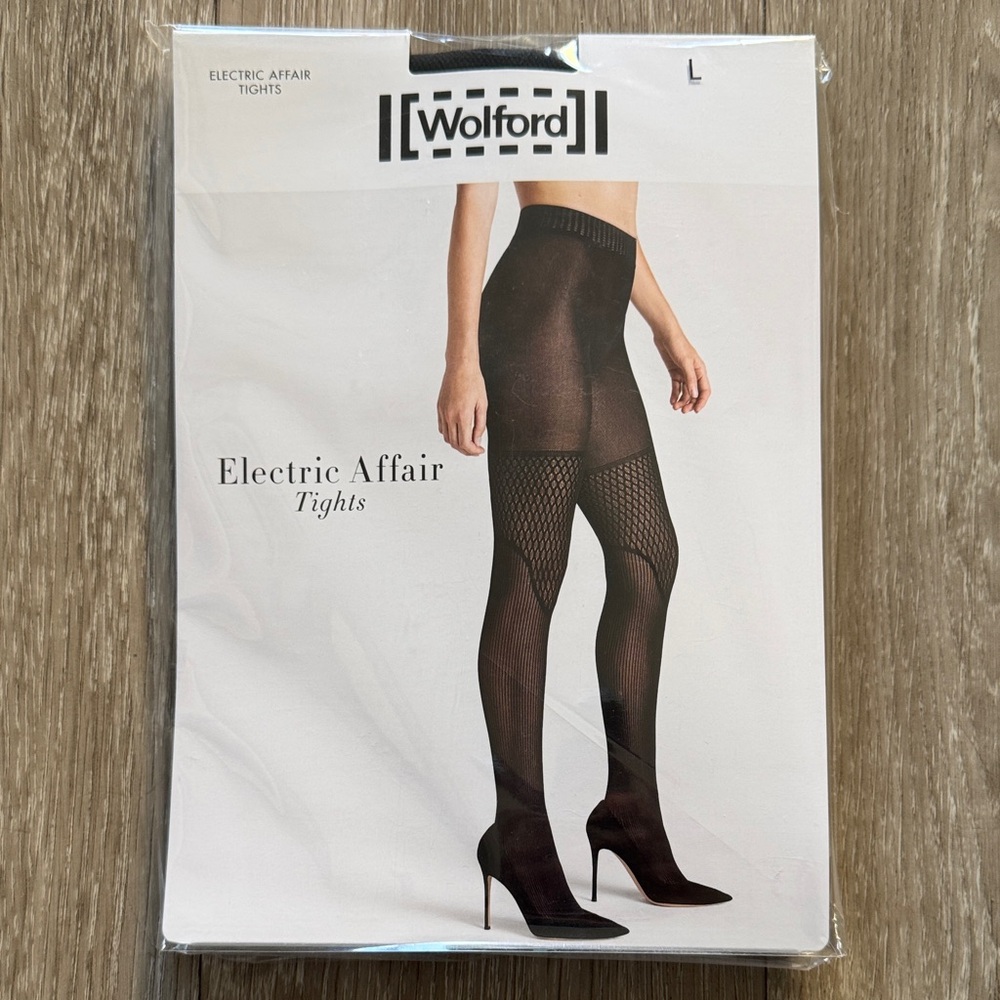 Wolford Black Electric Affair Tights